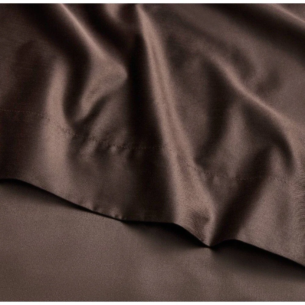 King 600 Thread Count Sateen Sheet Set Dark Fig - Casaluna NEW